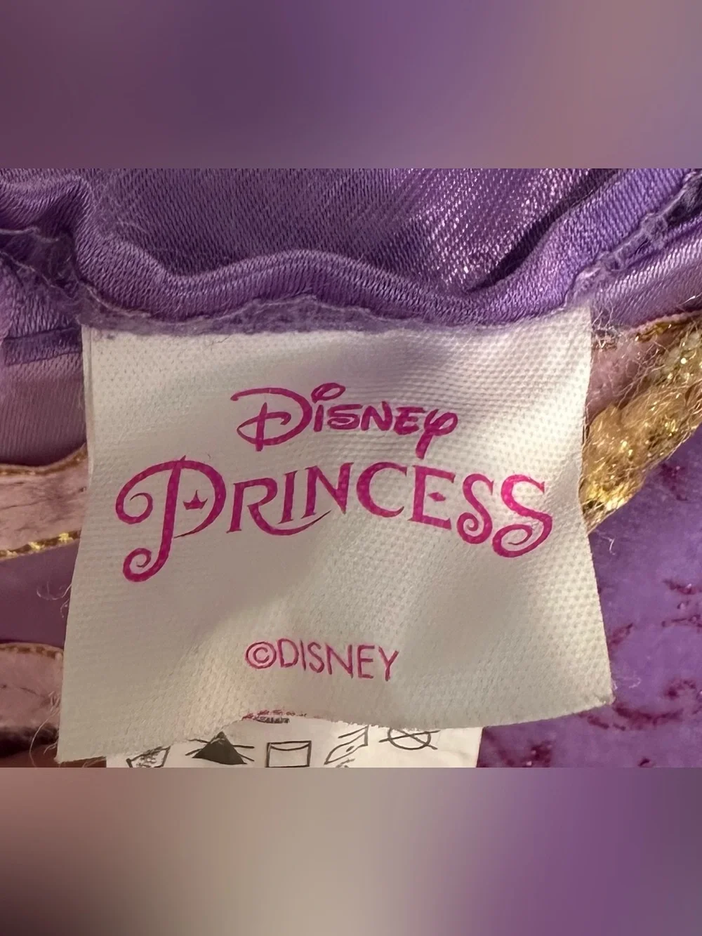 Disney Princess Rapunzel Costume Size 4-6x, Dress Up